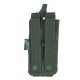Single Duo Mag Pouch (OD), Manufactured by Kombat UK, the Single Duo Mag is a double-layered, single rifle magazine pouch